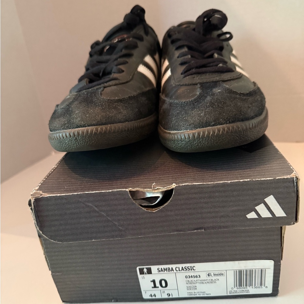 Adidas Samba Black/White Sneakers #034563 Men’s 10